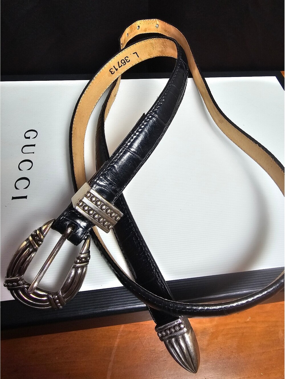 Brighton Belt Black Womens 46" Long Leather #36713